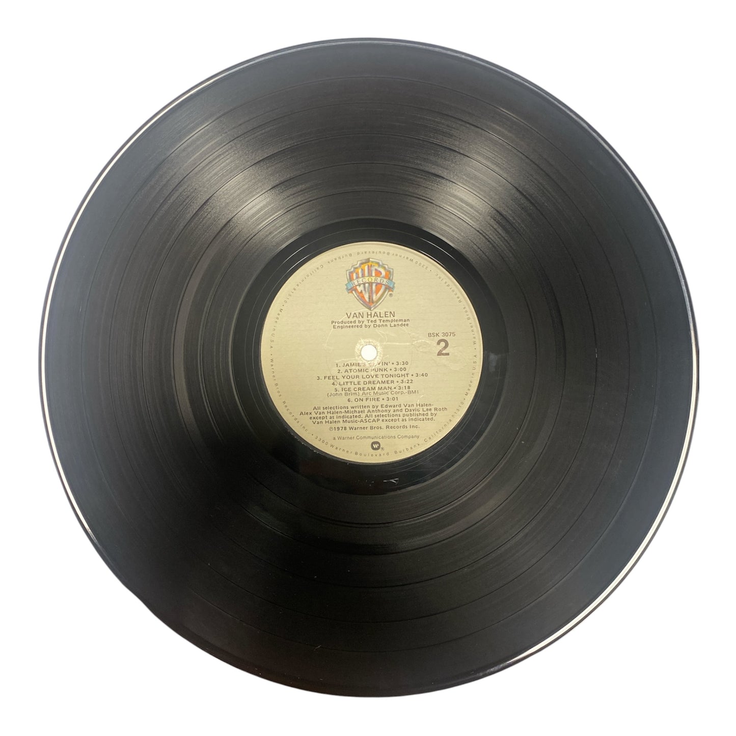 Van Halen - Van Halen 80s reissue. BSK 3075