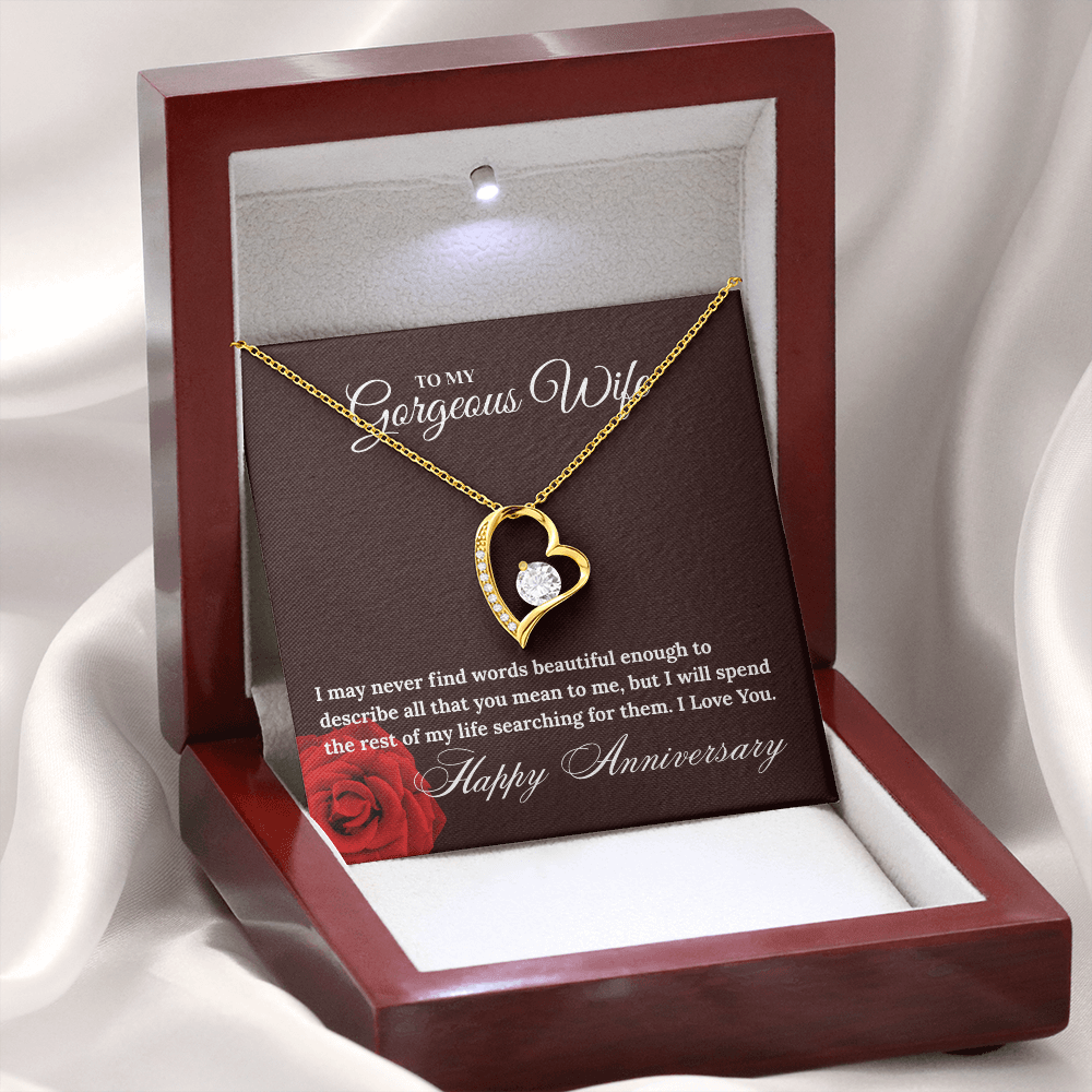 Gorgeous Wife, Happy Anniversary - The Perfect Gift