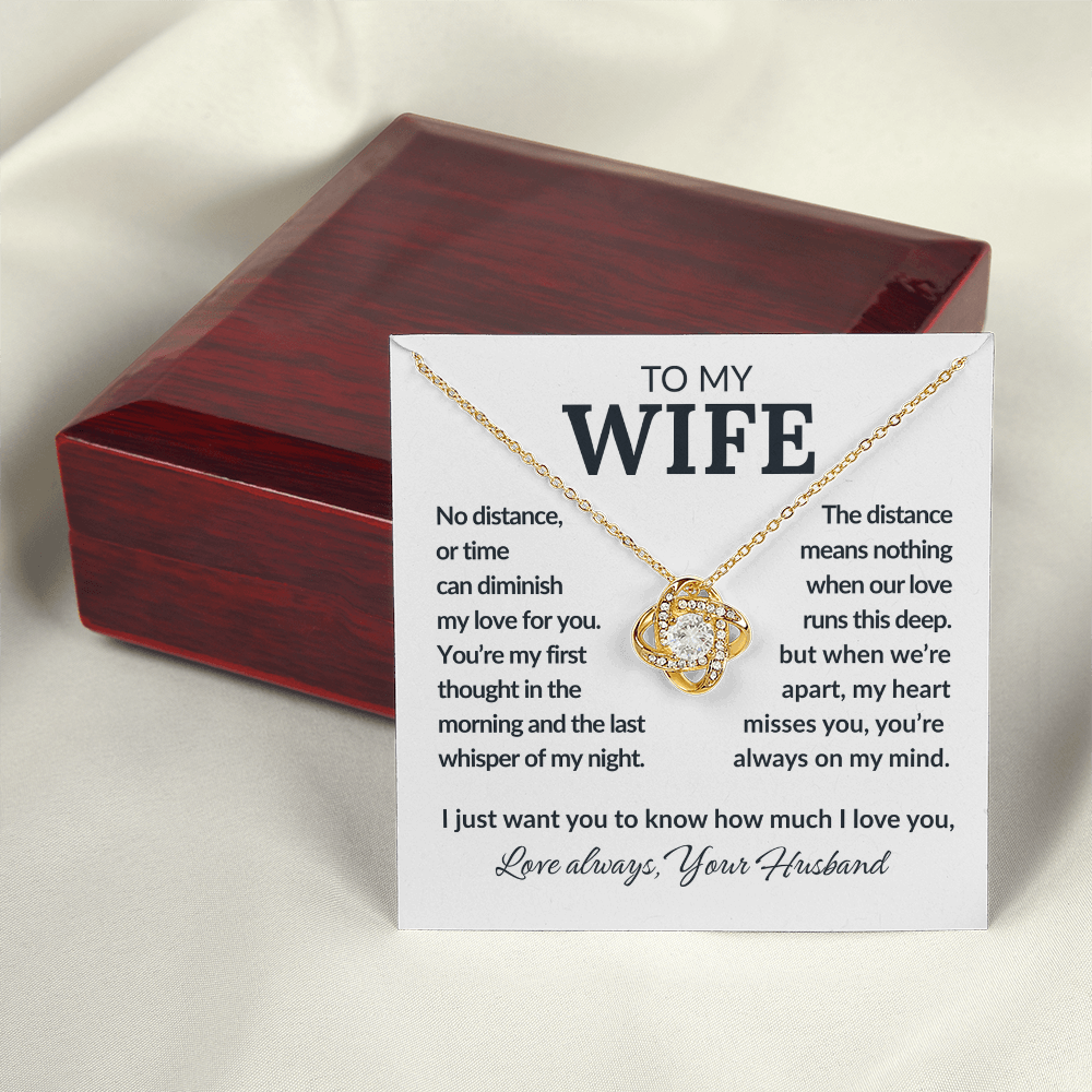 My Wife, I Miss You When We Are Apart