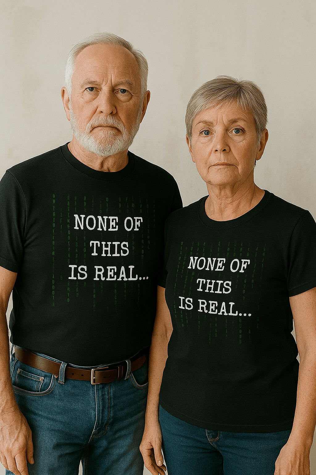 None of this is real Tshirt for Those Who Already Know