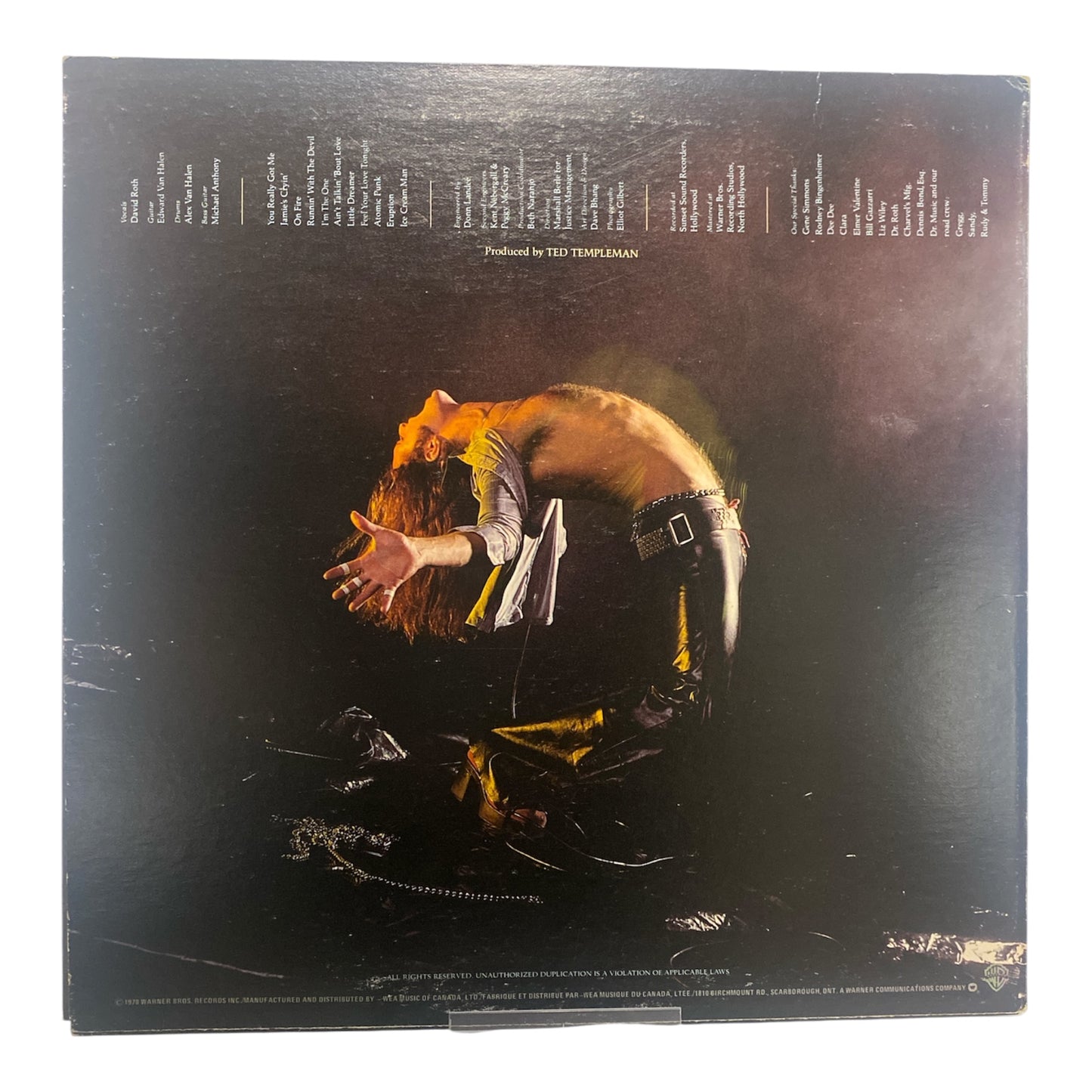Van Halen - Van Halen 80s reissue. BSK 3075