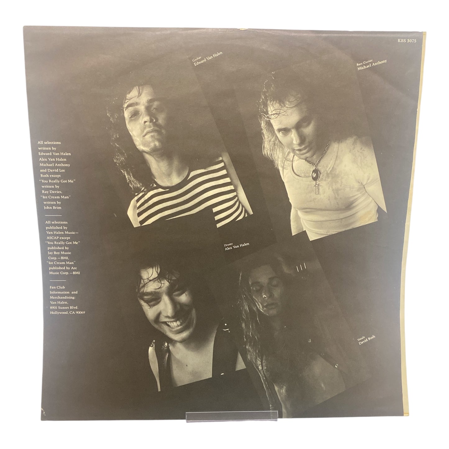 Van Halen - Van Halen 80s reissue. BSK 3075
