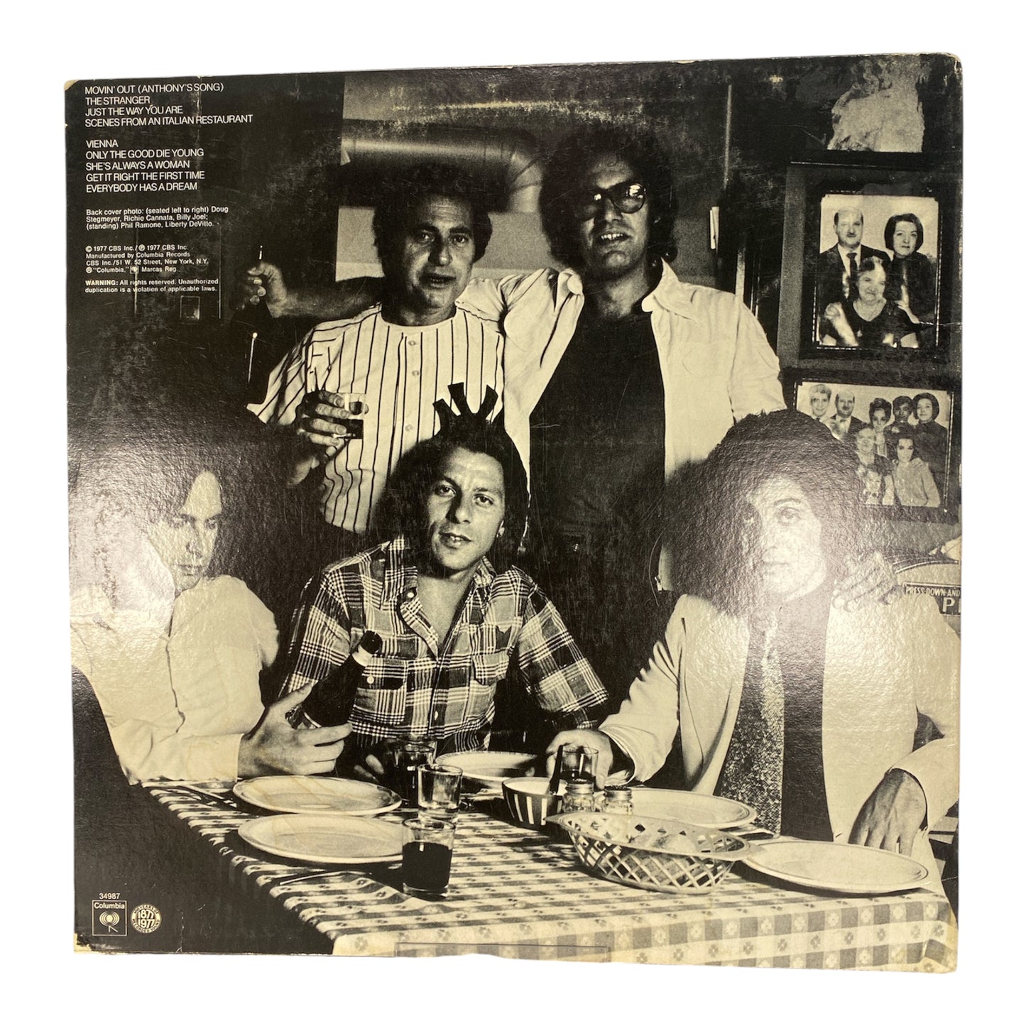 Billy Joel - The Stranger (JC 34987) 1977 version.