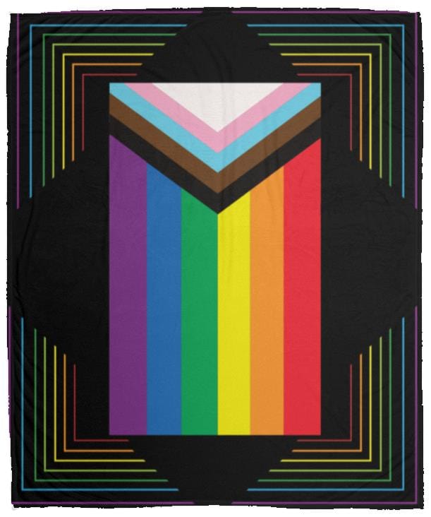 Pride Blankets | Plush Fleece | Small (Pet Blanket) or Large See Sizing