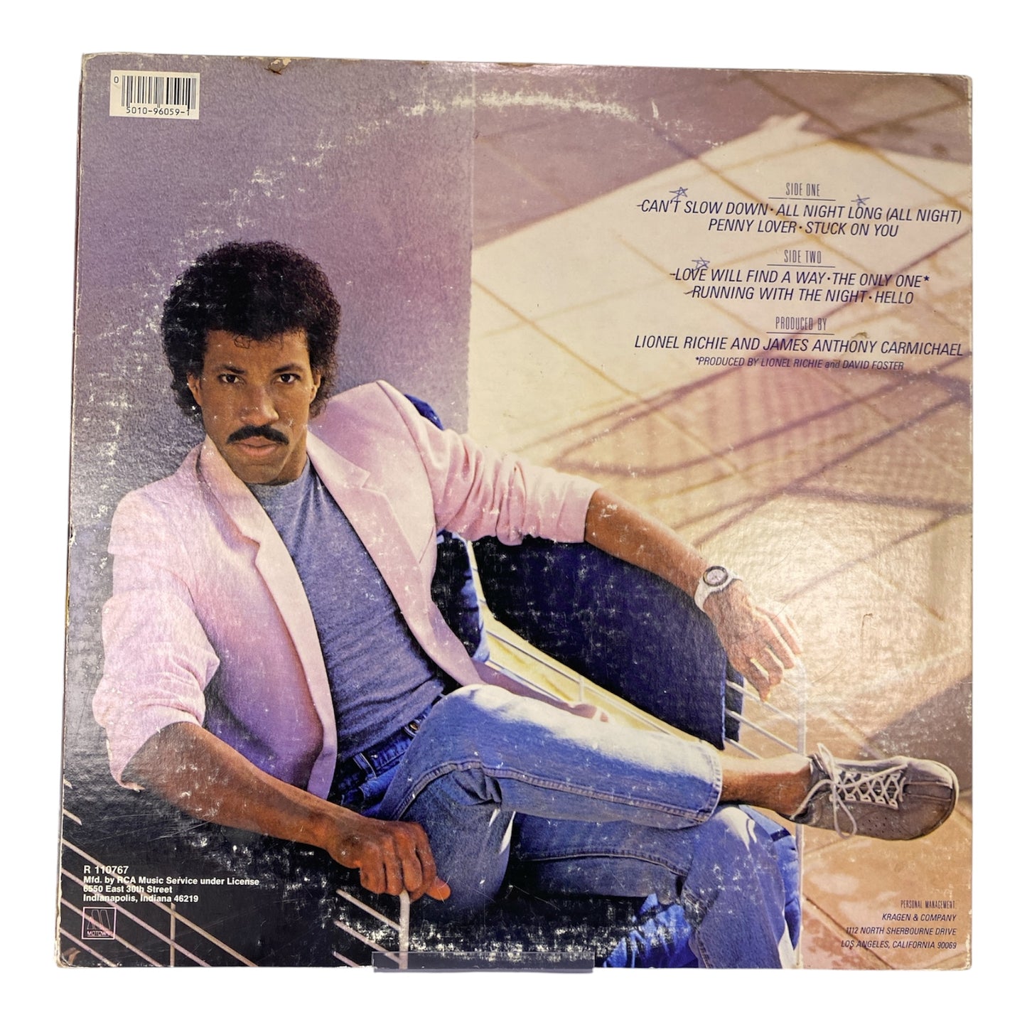 Lionel Richie – Can't Slow Down (6059ML) 1983 release. Record ain’t too bad!