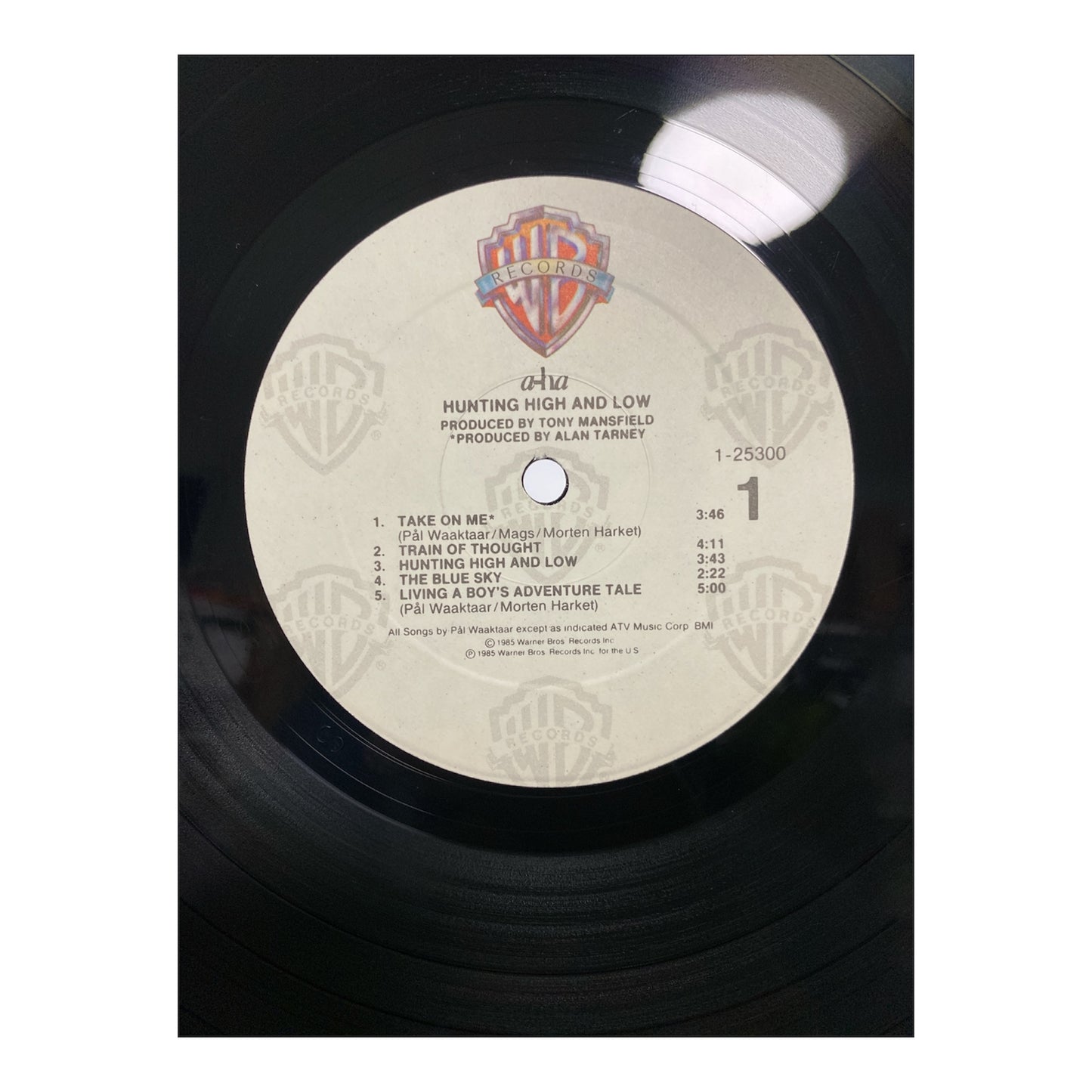 a-ha - Hunting High and Low. 1985 press.
