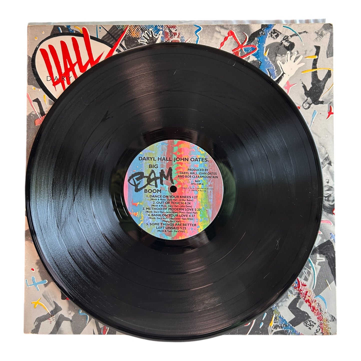 Daryl Hall & John Oates – Big Bam Boom Vinyl LP (1984 RCA AFL1-5309) Original Pressing