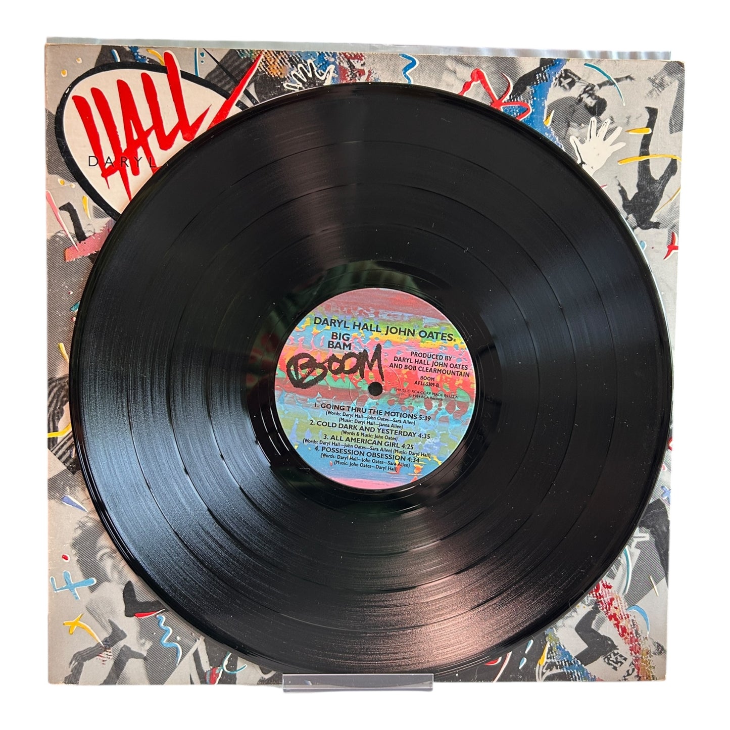 Daryl Hall & John Oates – Big Bam Boom Vinyl LP (1984 RCA AFL1-5309) Original Pressing