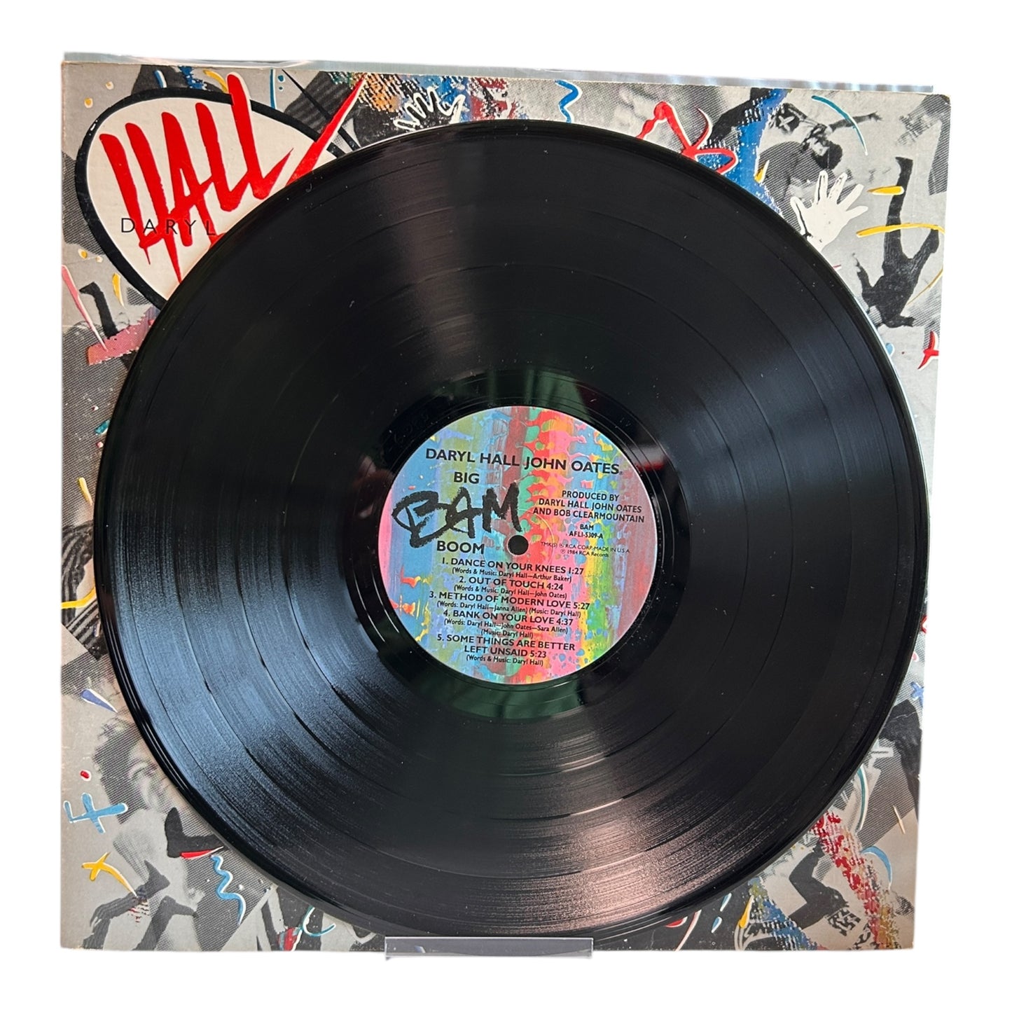 Daryl Hall & John Oates – Big Bam Boom Vinyl LP (1984 RCA AFL1-5309) Original Pressing