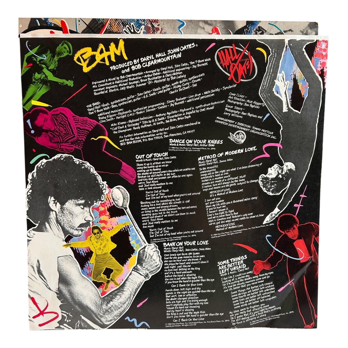 Daryl Hall & John Oates – Big Bam Boom Vinyl LP (1984 RCA AFL1-5309) Original Pressing