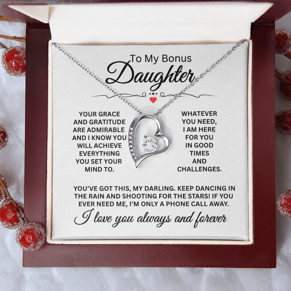 To My Bonus Daughter, I Love You Forever and Always