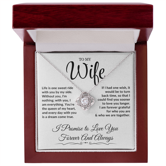 To My Wife, I Promise to Love You Always and Forever.