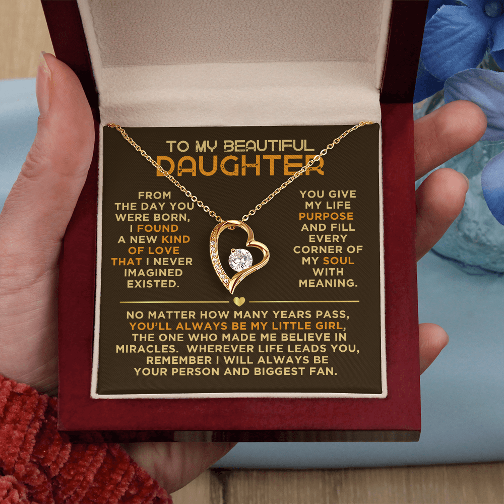 To My Beautiful Daughter, I Love You