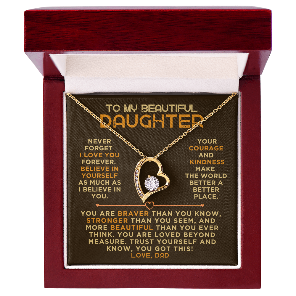 To My Beautiful Daughter, Love Dad
