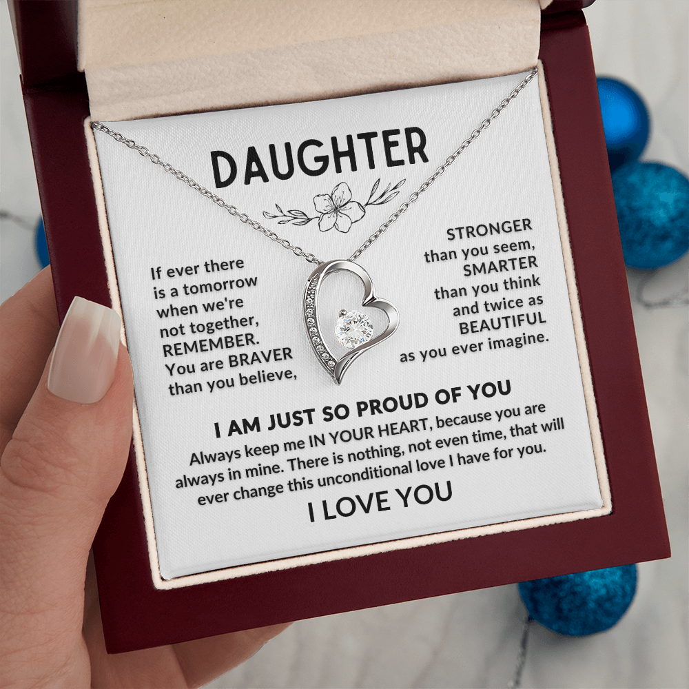 My darling daughter, every day I believe in you more.
