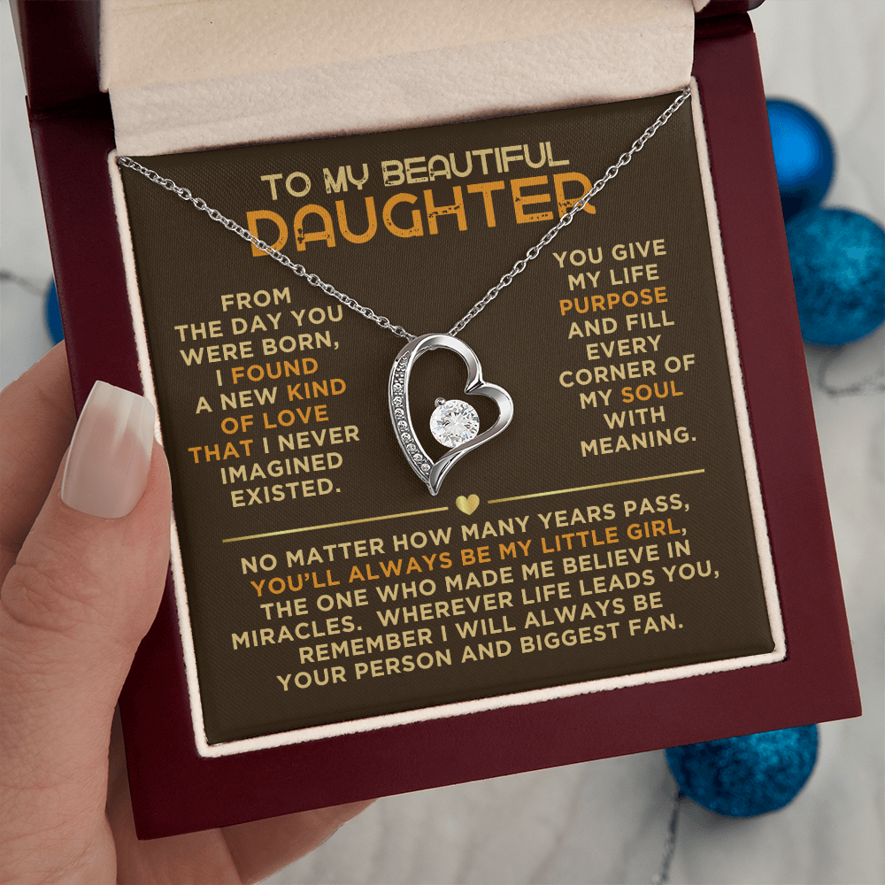 To My Beautiful Daughter, I Love You