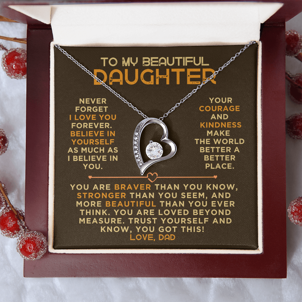 To My Beautiful Daughter, Love Dad