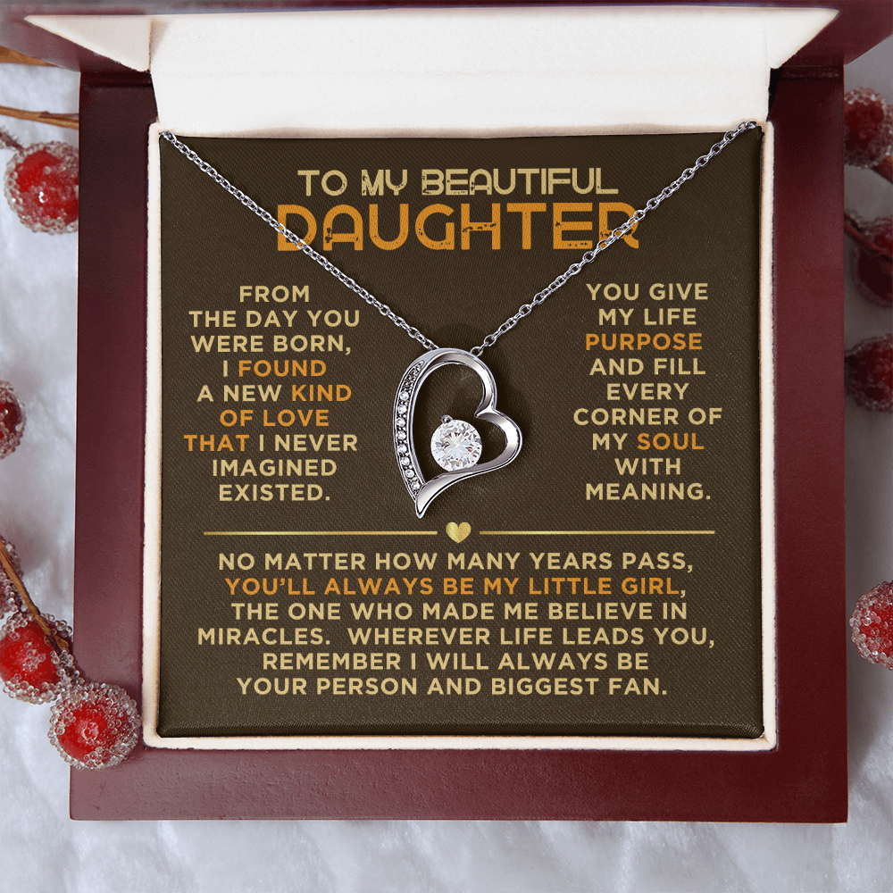 To My Beautiful Daughter, I Love You