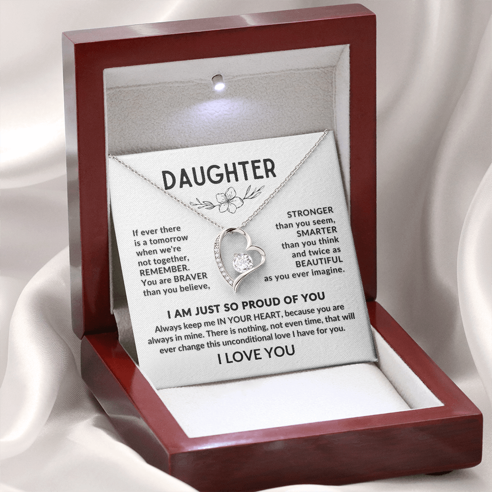 My darling daughter, every day I believe in you more.
