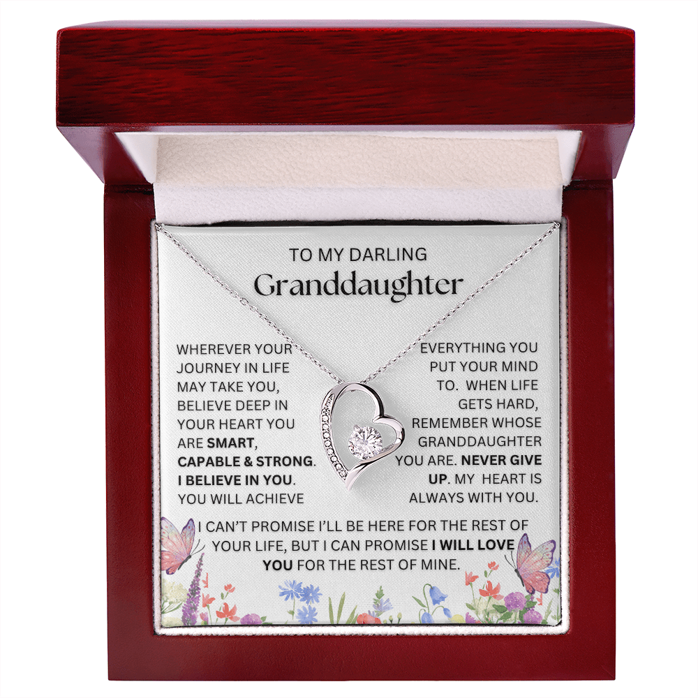 To My Darling Granddaughter – You Are Strong, You Are Loved (Butterfly Edition)