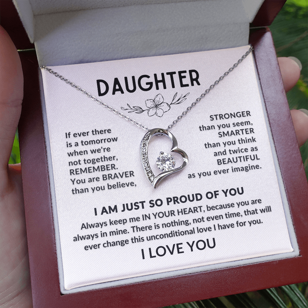 My darling daughter, every day I believe in you more.