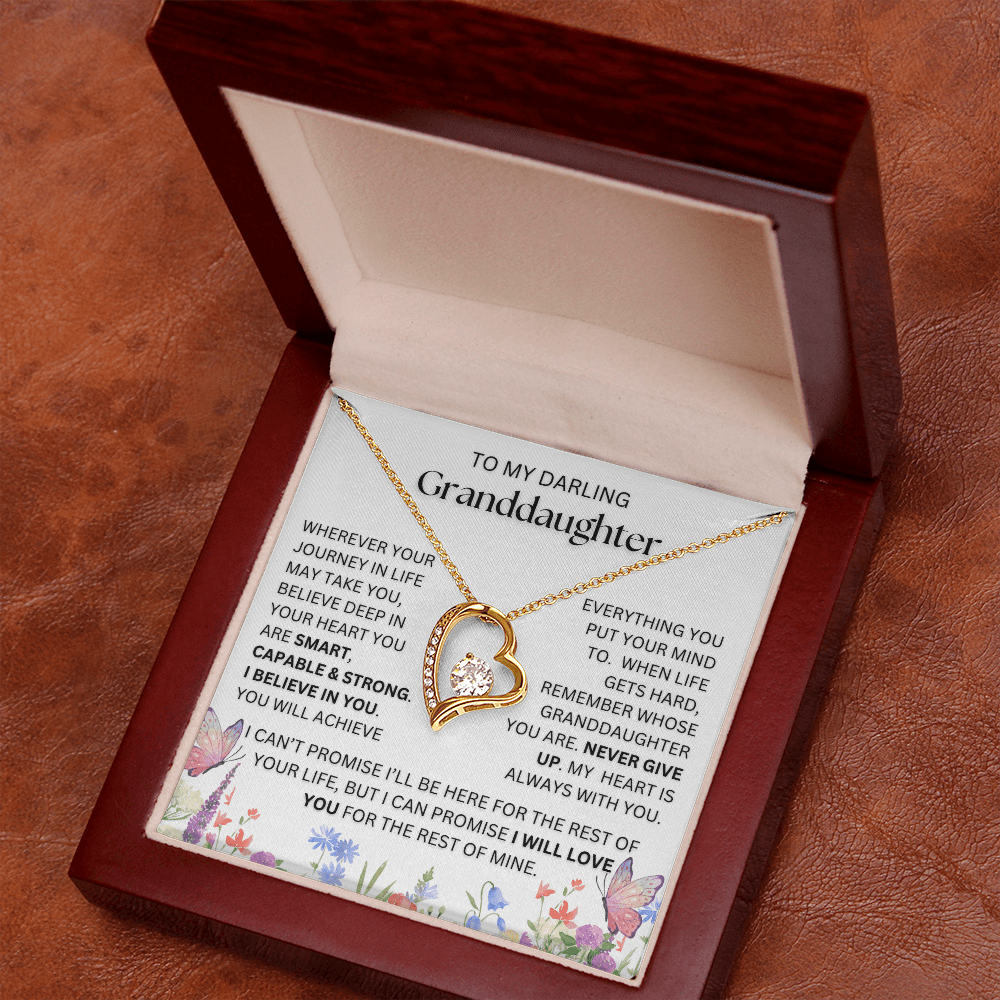 To My Darling Granddaughter – You Are Strong, You Are Loved (Butterfly Edition)