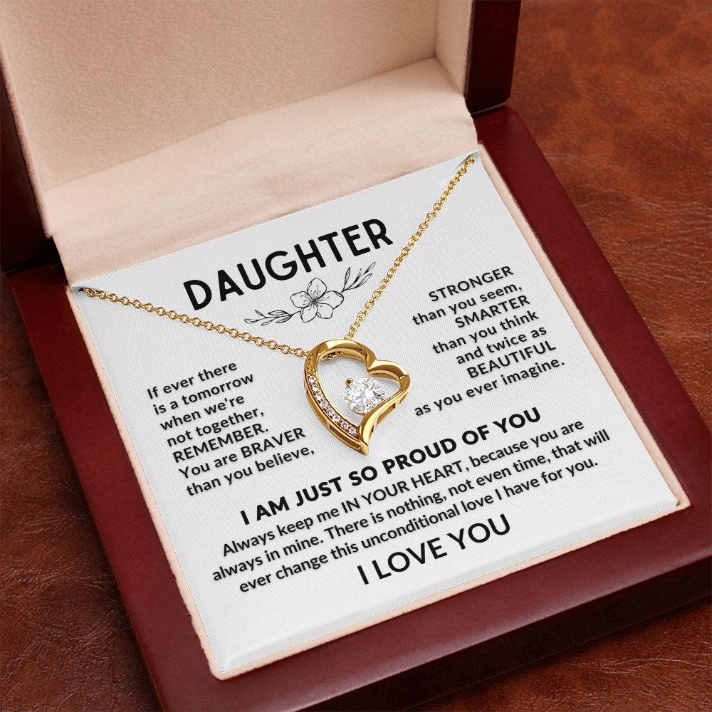 My darling daughter, every day I believe in you more.