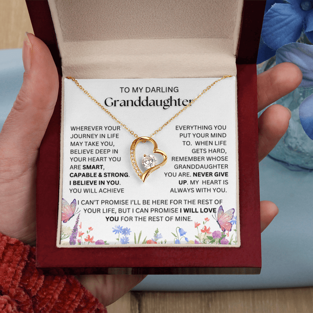 To My Darling Granddaughter – You Are Strong, You Are Loved (Butterfly Edition)