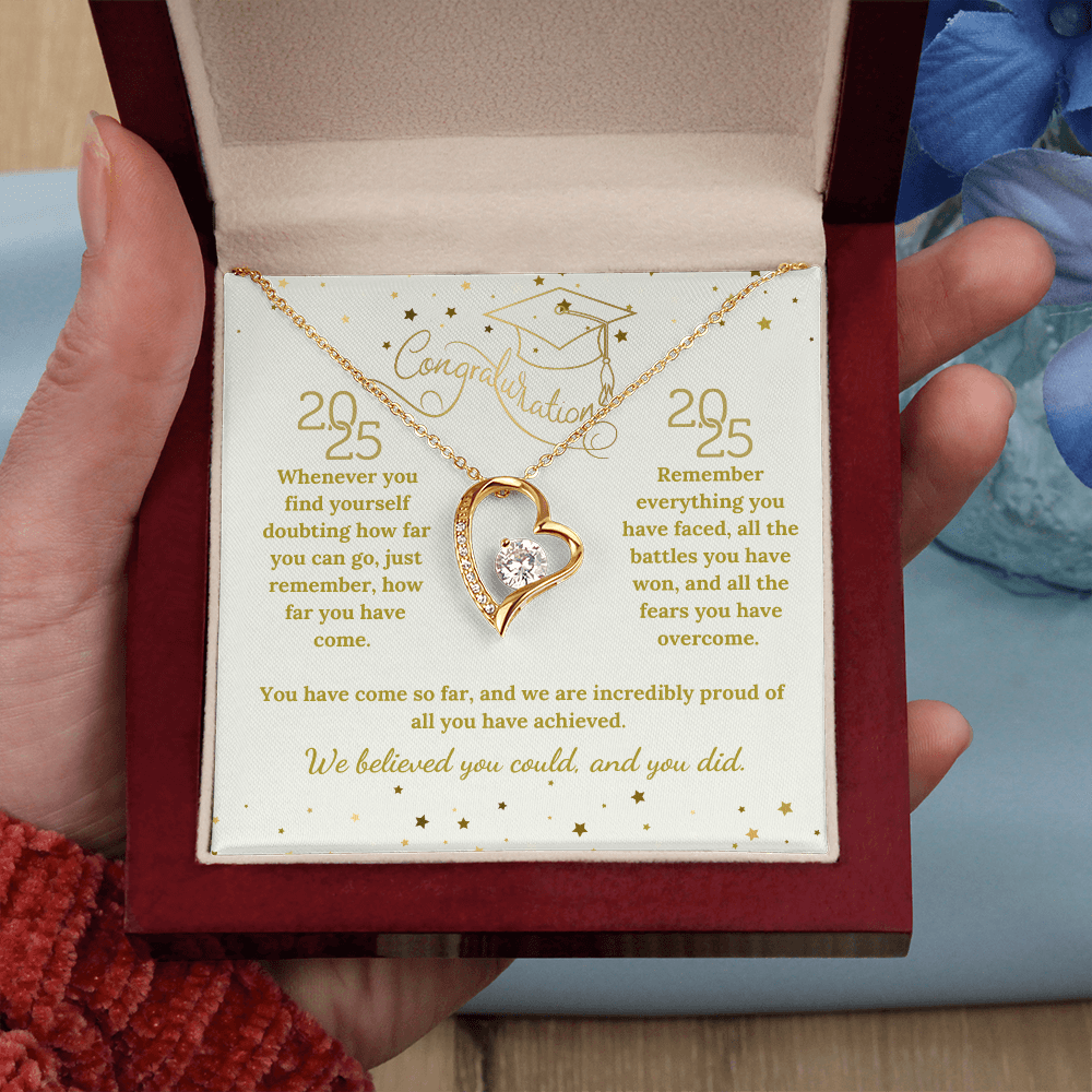 Forever Love Graduation Necklace - A Timeless Gift for Her!