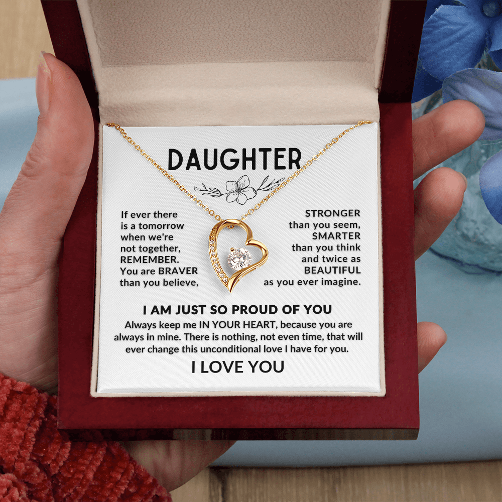 My darling daughter, every day I believe in you more.