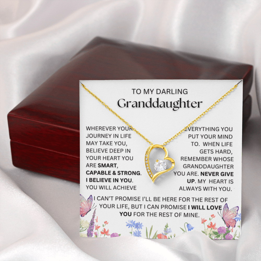 To My Darling Granddaughter – You Are Strong, You Are Loved (Butterfly Edition)