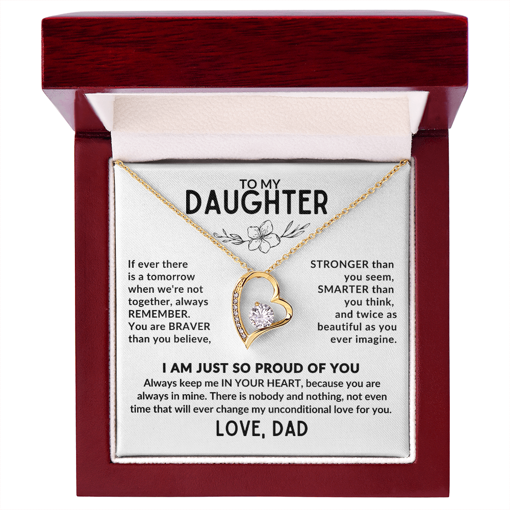 To Your Darling Daughter, Let Her Know You ALWAYS Have Her Back