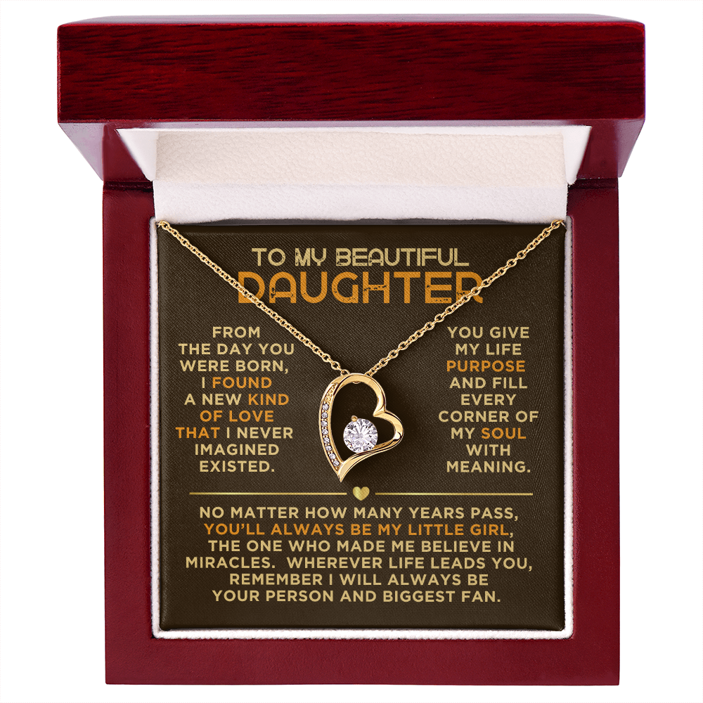 To My Beautiful Daughter, I Love You