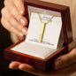 Personalized, Engraved (4 sides) This Anniversary Necklace Displays Your Love Always and Forever