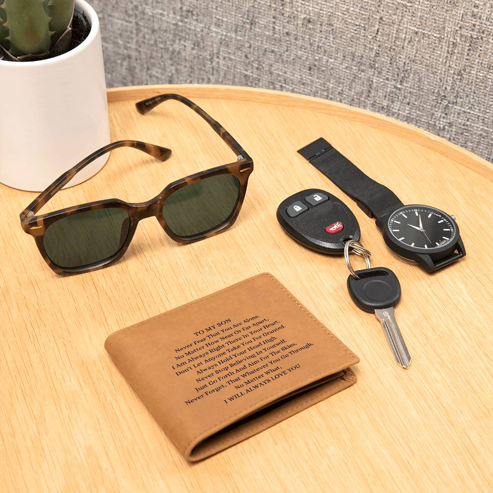 To My Son, Engraved Wallet
