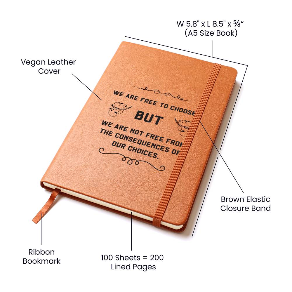Consequences and Actions Inspirational Journal
