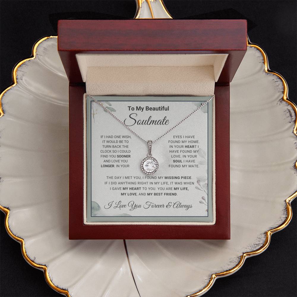My Beautiful Soulmate | Eternal Hope Love Necklace | Gorgeous Gift for Your Soulmate