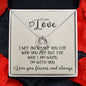I Got Lucky When We Fell In Love Necklace