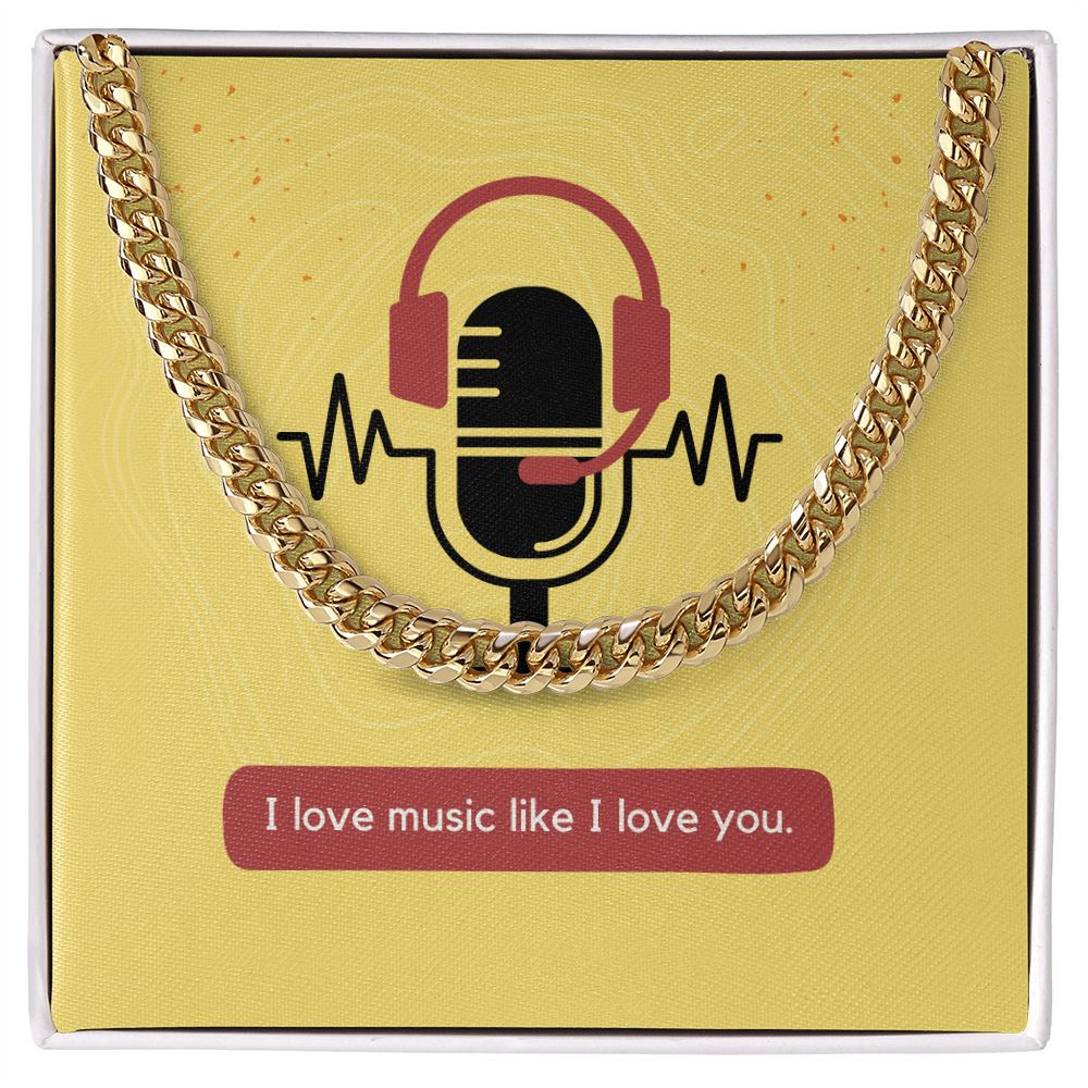 Simple to the Point Cuban Chain Necklace for the Person You Love the Most.