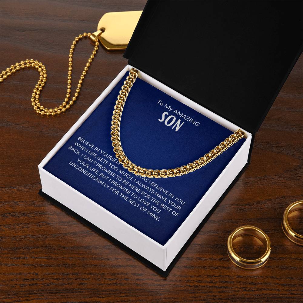 To My Amazing Son | Cuban Chain | Son I Love You