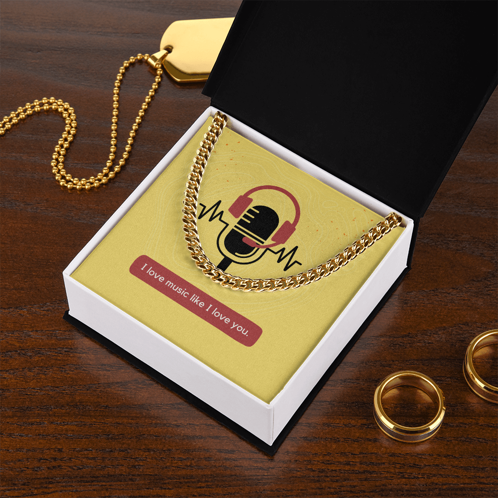 Simple to the Point Cuban Chain Necklace for the Person You Love the Most.