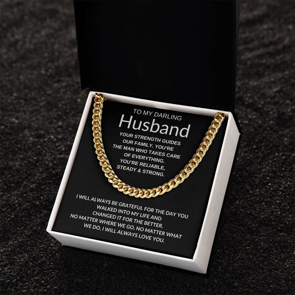 To My Darling Husband, Your Strength Guides