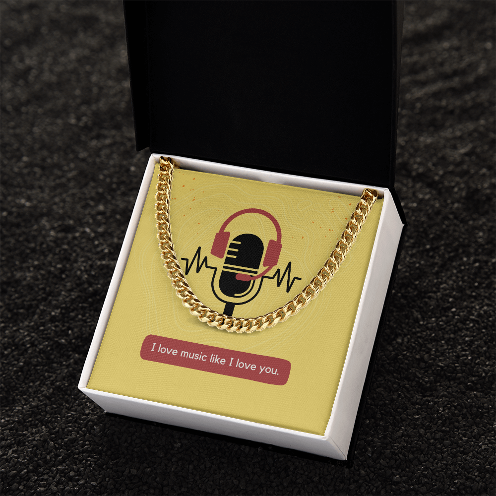 Simple to the Point Cuban Chain Necklace for the Person You Love the Most.
