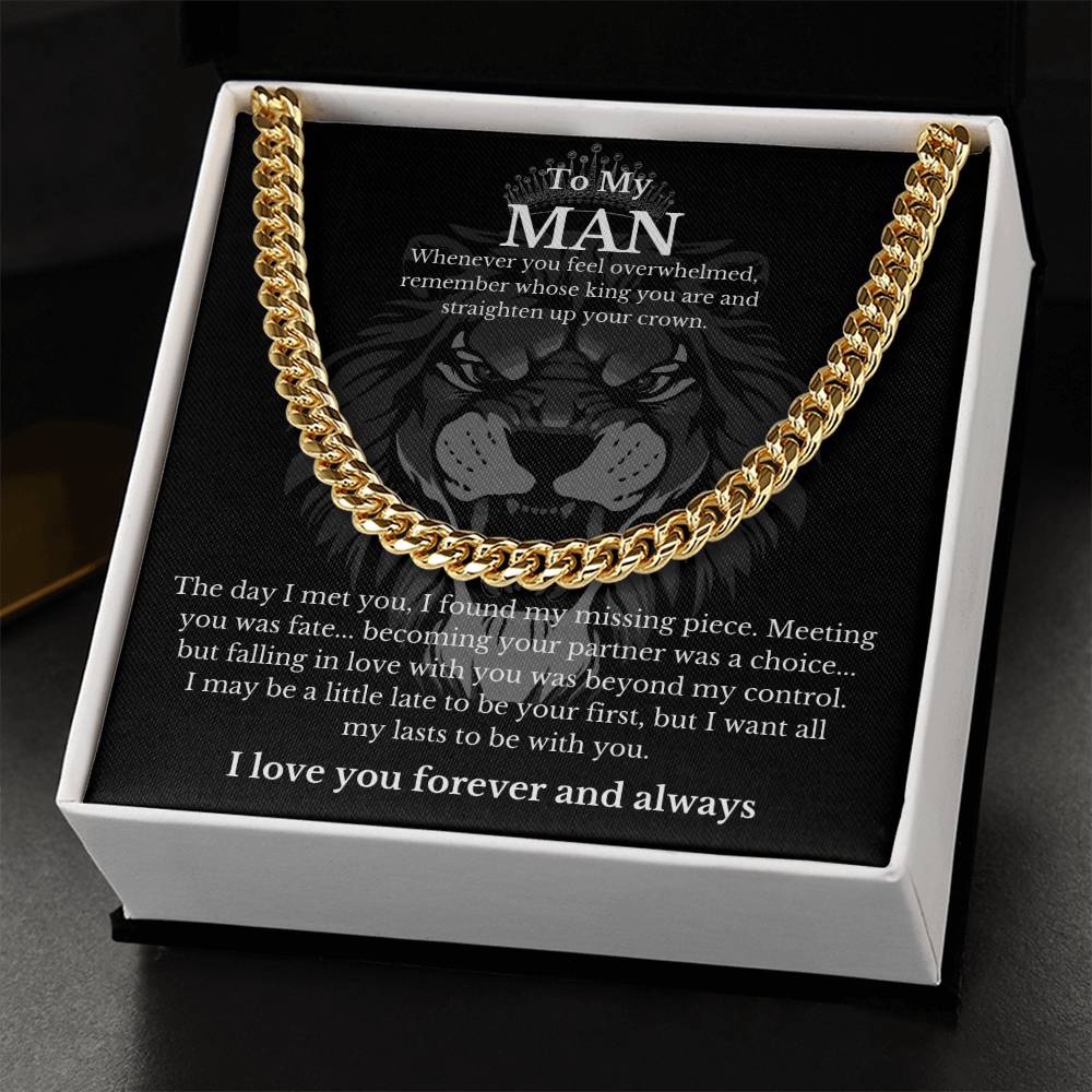 You Are My Man, And My King, Wear Your Crown ...