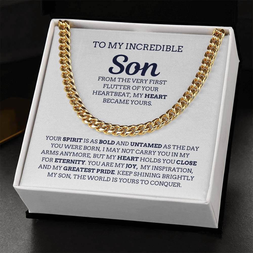 To My Incredible Son, From The Very First