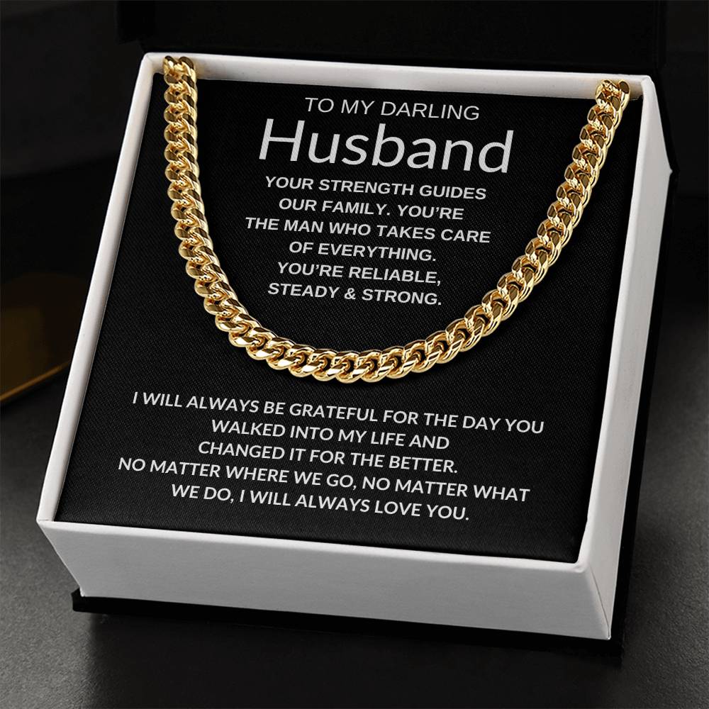To My Darling Husband, Your Strength Guides