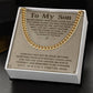 My Son, Love Mom, Every Day... | Trending Jewelry Item | Classic Thick Chain