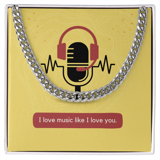 Simple to the Point Cuban Chain Necklace for the Person You Love the Most.