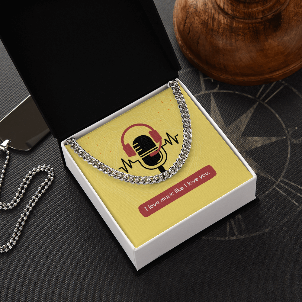 Simple to the Point Cuban Chain Necklace for the Person You Love the Most.
