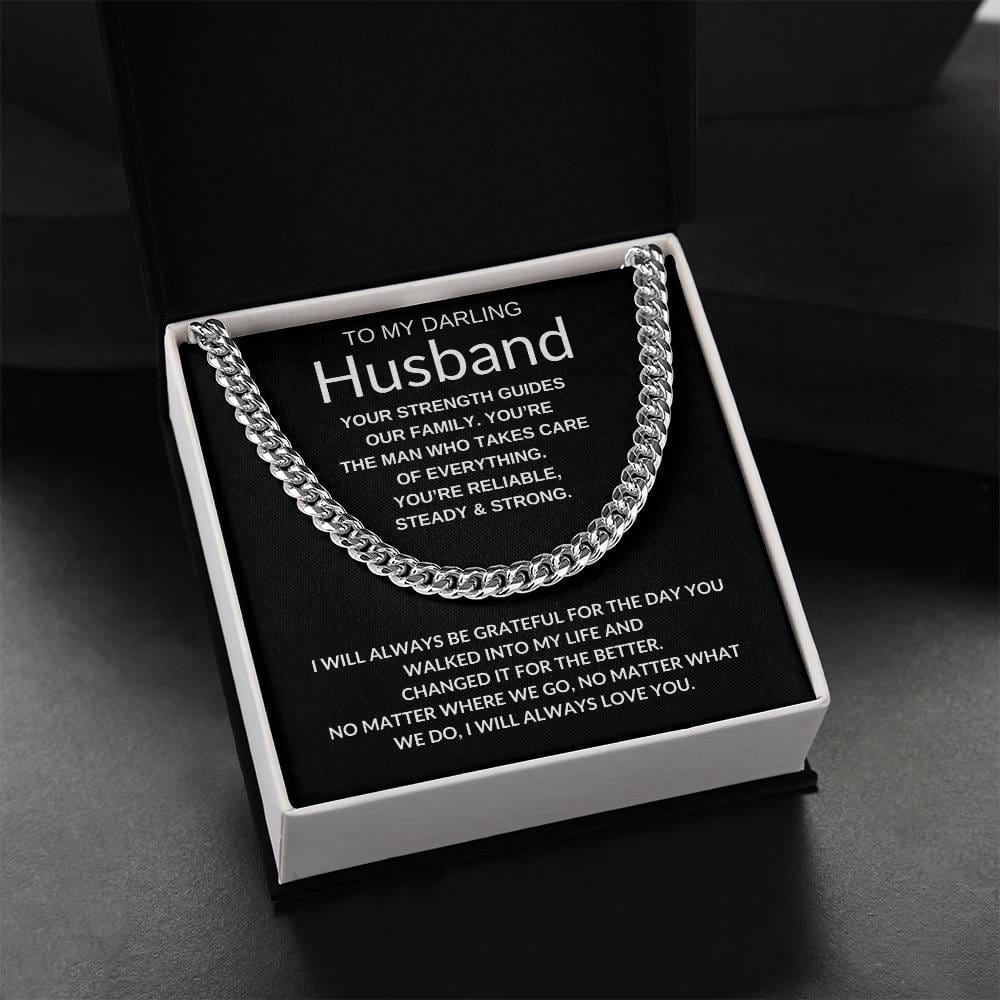 To My Darling Husband, Your Strength Guides